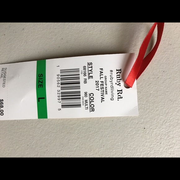 Ruby Rd Pullover Top Size Large NWT - Picture 8 of 8